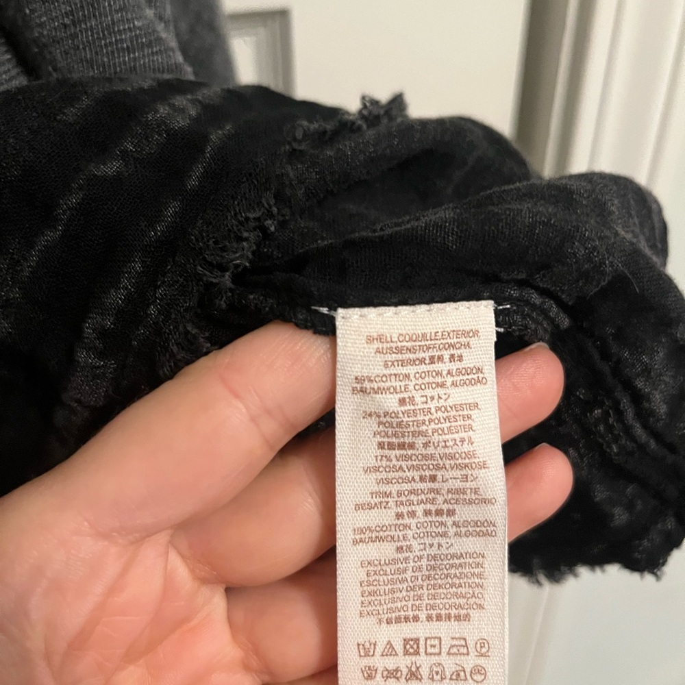 Free People Black and Gray Sweatshirt - Picture 4 of 4